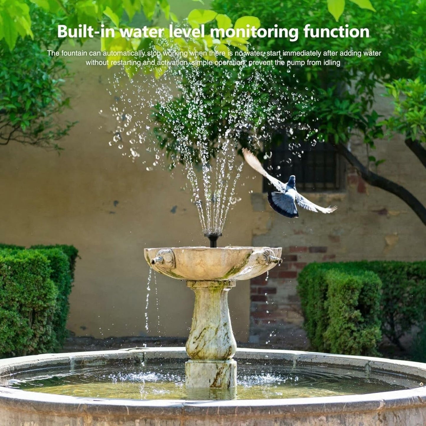 SunDisc™ Solar Powered Water Fountain