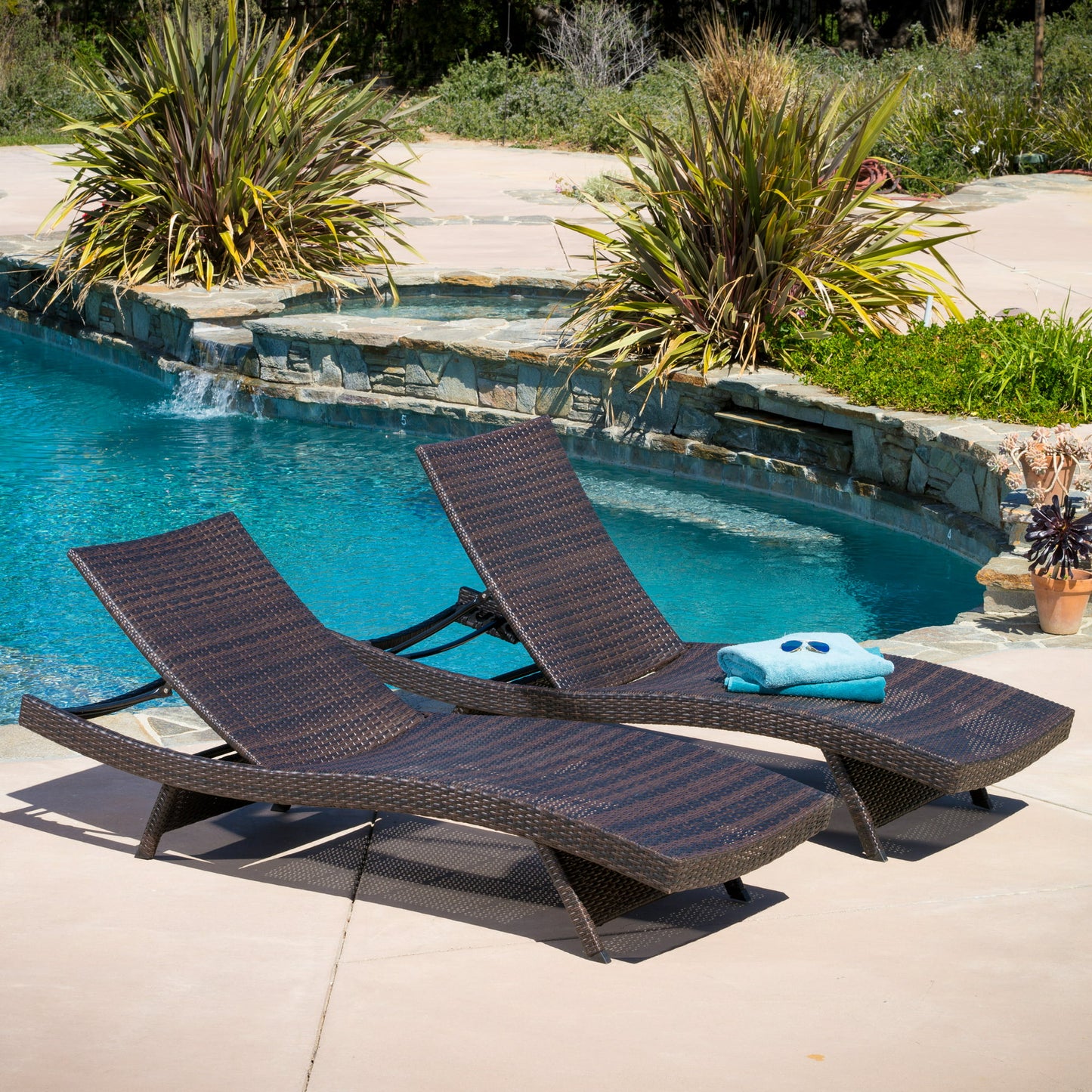 SunWave™ Lounge Chair  2Pcs Set