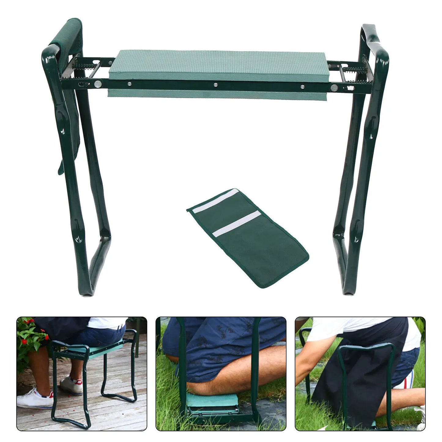 KneeCloud™ Pain Relief Gardening Stool + Storage Pouch