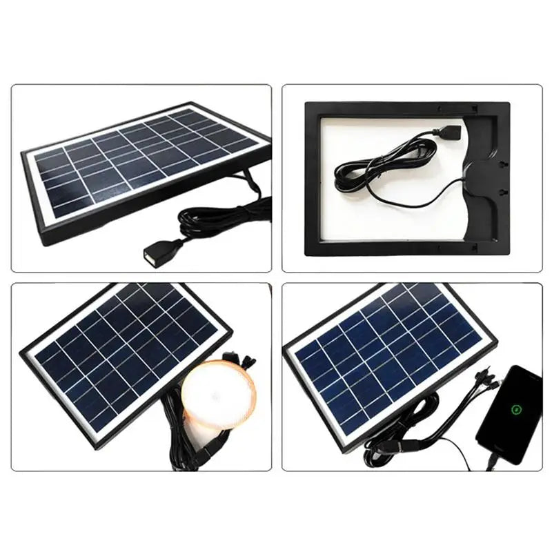 6W Portable Solar Panel - Flexible Solar Plate for Power Banks, Phones, Outdoor Tents, Roofs, and Balconies