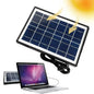 6W Portable Solar Panel - Flexible Solar Plate for Power Banks, Phones, Outdoor Tents, Roofs, and Balconies