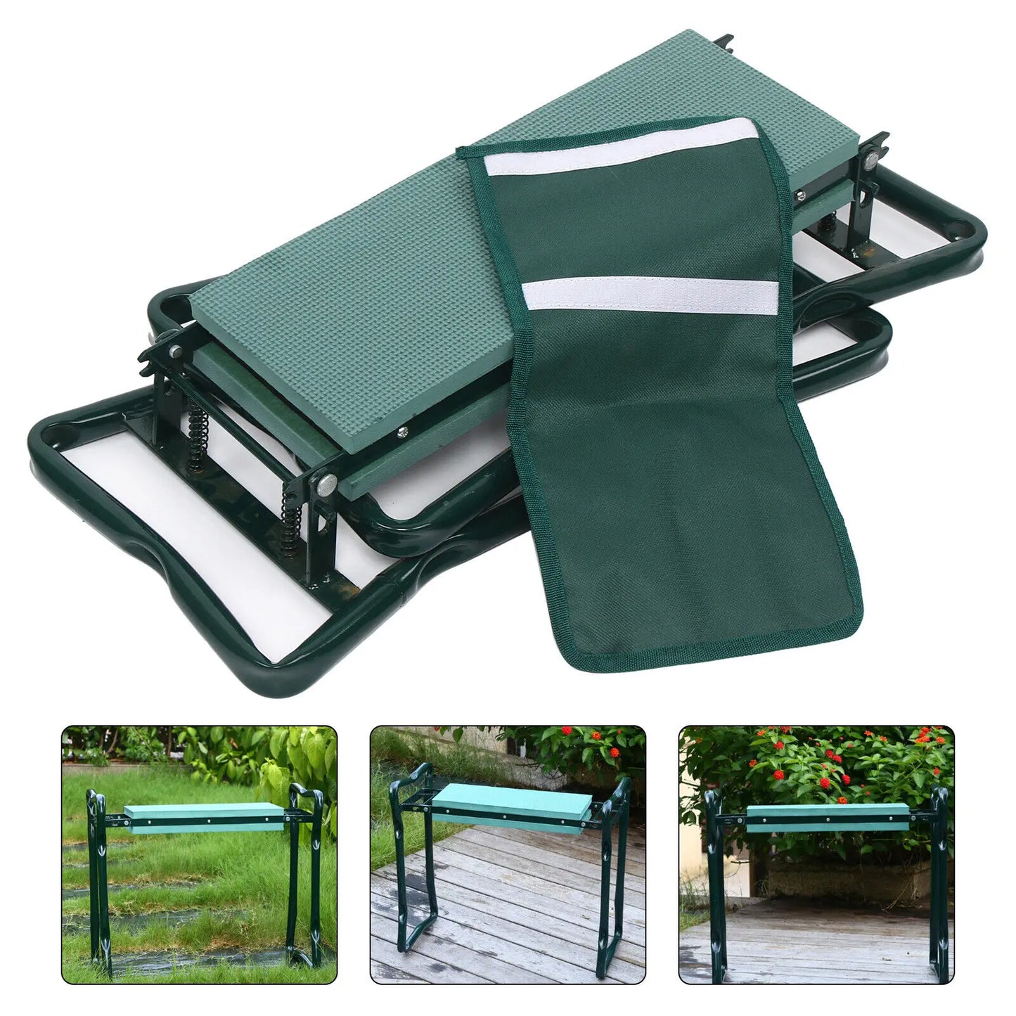 KneeCloud™ Pain Relief Gardening Stool + Storage Pouch