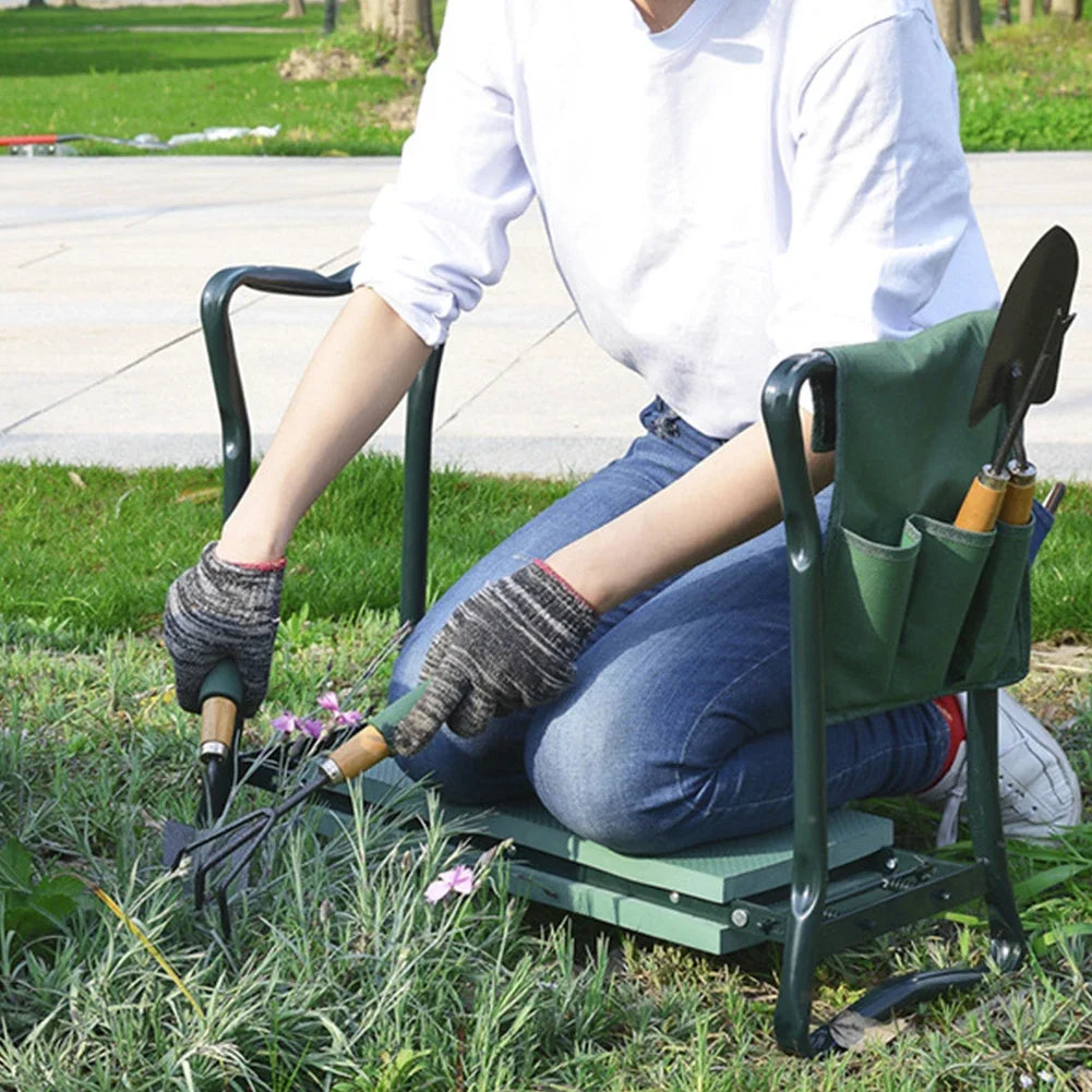 KneeCloud™ Pain Relief Gardening Stool + Storage Pouch