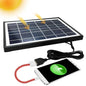 6W Portable Solar Panel - Flexible Solar Plate for Power Banks, Phones, Outdoor Tents, Roofs, and Balconies