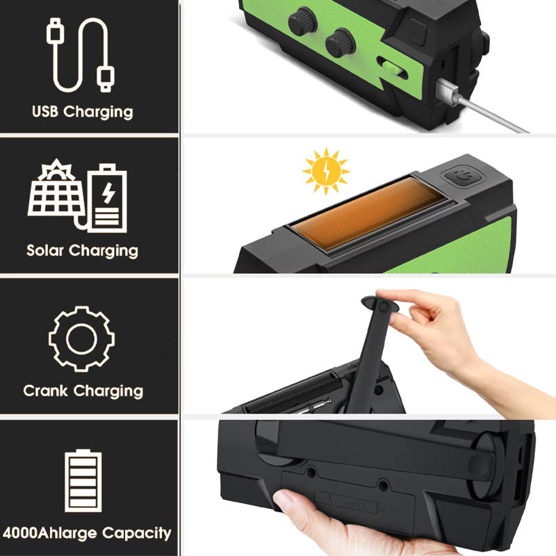 2024 Multifunctional Solar Powered Radio