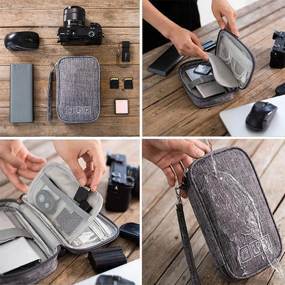 Compact Electronic and Gadget Organizer Bag