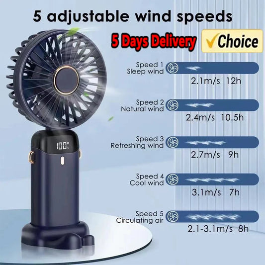 Upgraded Electric Portable A/C Fan 2024