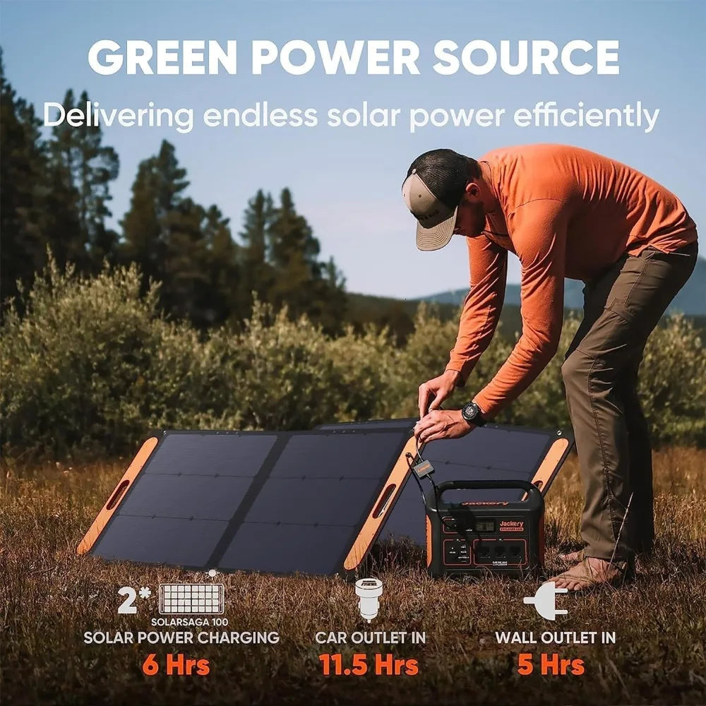 Portable Solar Generator 1000 – 1002Wh Capacity