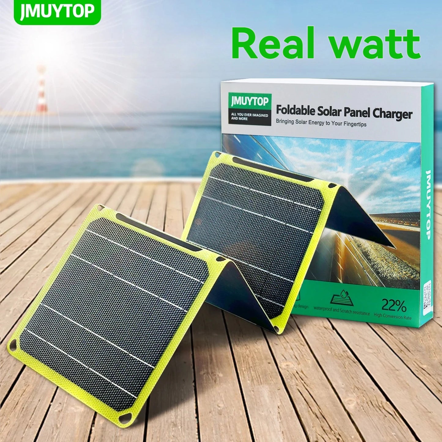 JMUYTOP Solar Power Bank